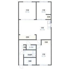 3LDK 間取り図