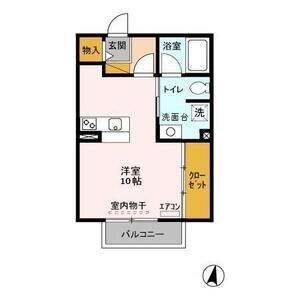 ワンルーム 間取り図