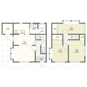 3LDK 間取り図