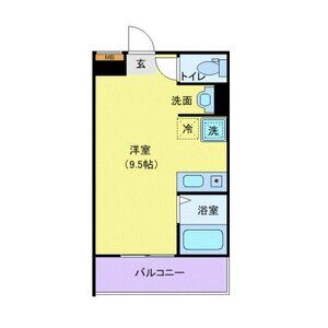 ワンルーム 間取り図
