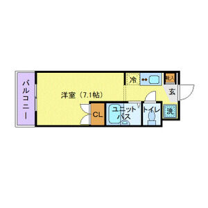 ワンルーム 間取り図