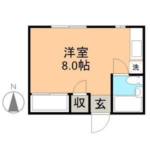ワンルーム 間取り図