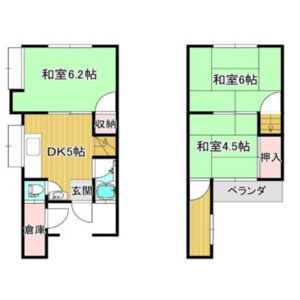 3DK 間取り図