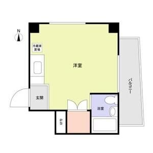 ワンルーム 間取り図