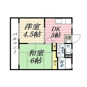 2K 間取り図