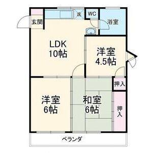 3LDK 間取り図