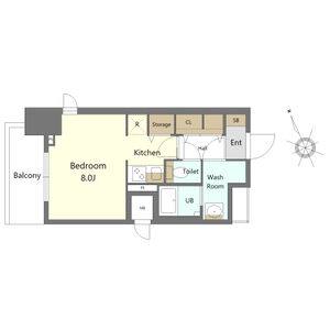 ワンルーム 間取り図