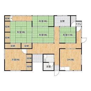 5DK 間取り図