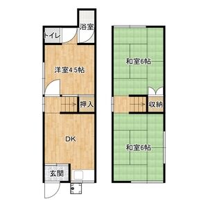 3DK 間取り図