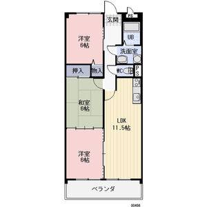 3LDK 間取り図