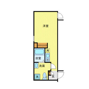 ワンルーム 間取り図