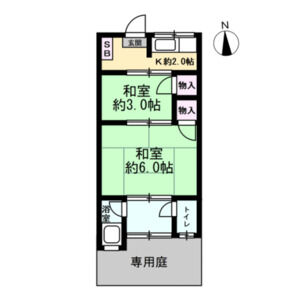 2K 間取り図