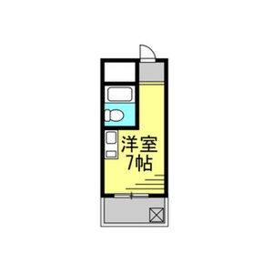 ワンルーム 間取り図