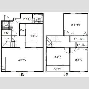 4LDK 間取り図