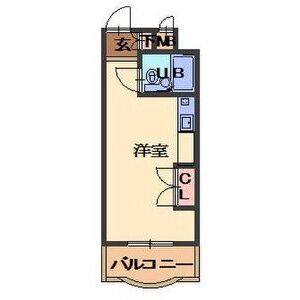 ワンルーム 間取り図