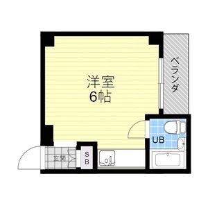 ワンルーム 間取り図