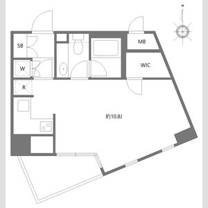 ワンルーム 間取り図