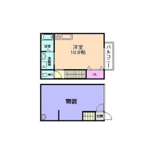 ワンルーム 間取り図