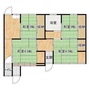 4K 間取り図
