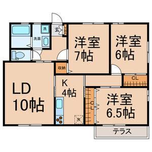 3LDK 間取り図