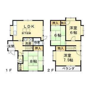 4LDK 間取り図