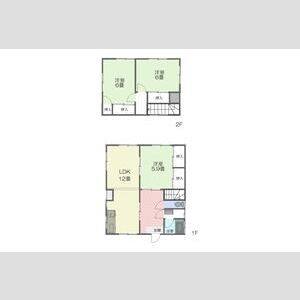3LDK 間取り図