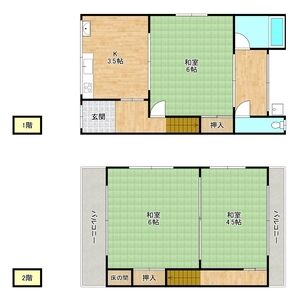 3K 間取り図