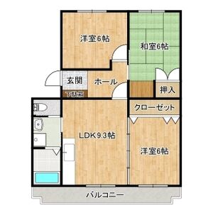 3LDK 間取り図