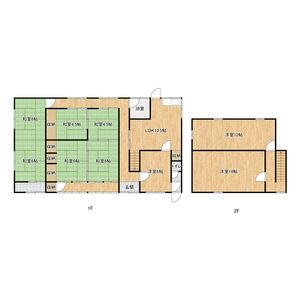 6LDK 間取り図