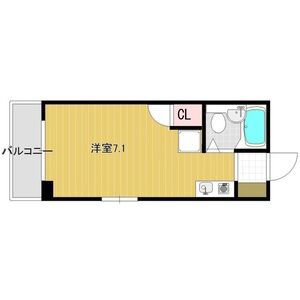 ワンルーム 間取り図