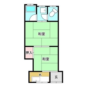 2K 間取り図