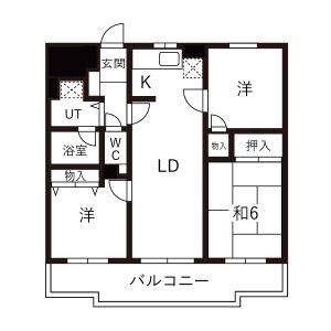 3LDK 間取り図