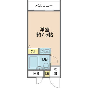 ワンルーム 間取り図