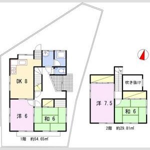 4DK 間取り図