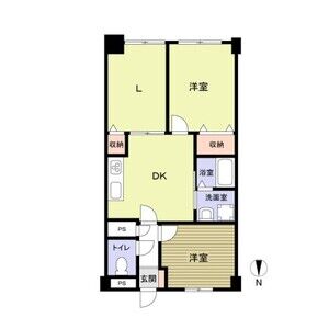 3DK 間取り図