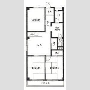 3DK 間取り図