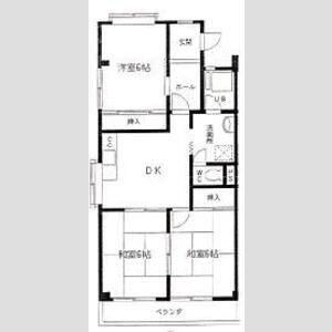 3DK 間取り図