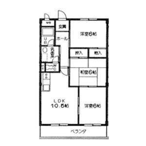3LDK 間取り図