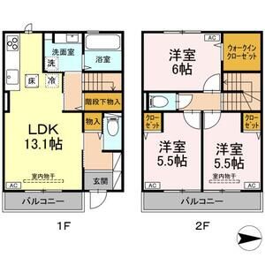 3LDK 間取り図