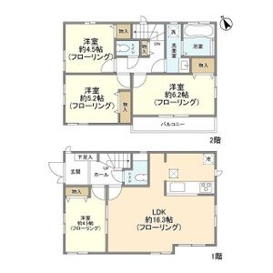 4LDK 間取り図
