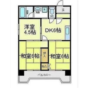 3DK 間取り図
