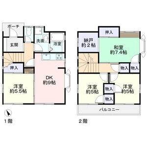 4DK 間取り図