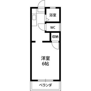 ワンルーム 間取り図