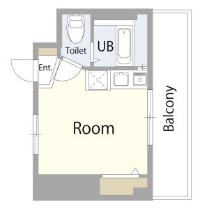 ワンルーム 間取り図