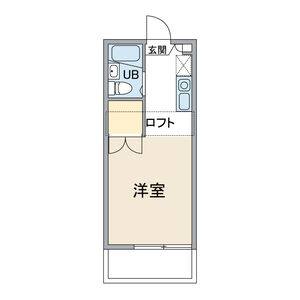 ワンルーム 間取り図