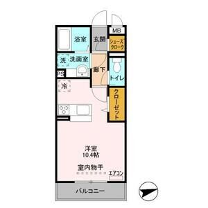 ワンルーム 間取り図