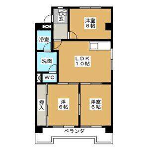 3LDK 間取り図