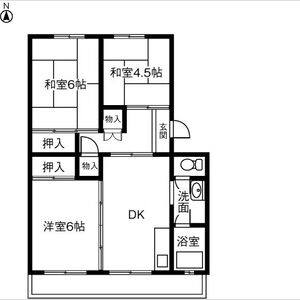 3DK 間取り図