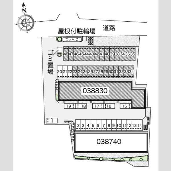 レオパレスKitaichi N 室内写真1