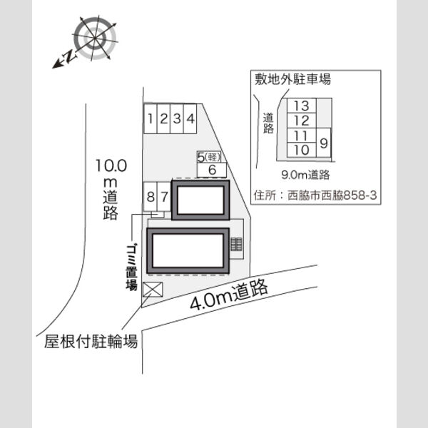 レオパレス西脇ウチダ5号館 室内写真1
